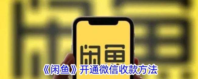 閑魚開通微信收款攻略