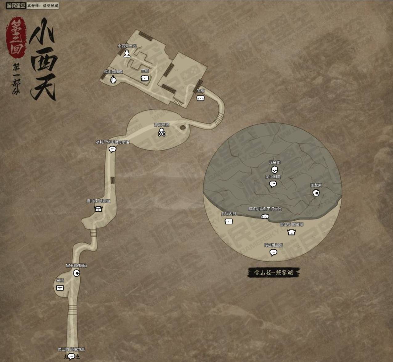 黑神話悟空3小西天地圖攻略