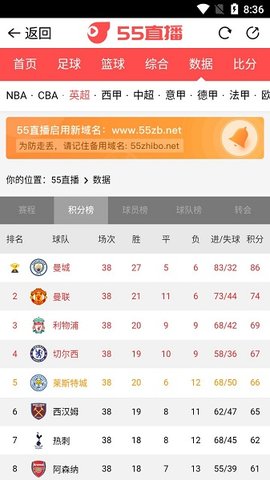 55看球網安卓版