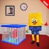 海綿烏賊逃走Sponge Squid Neighbor Escape
