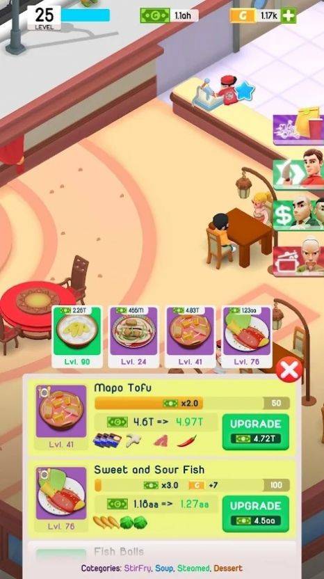 餐廳帝國大亨空閑Restaurant Tycoon