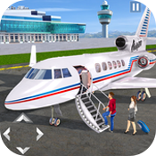 城市飛行員飛行City Airplane Pilot Flight